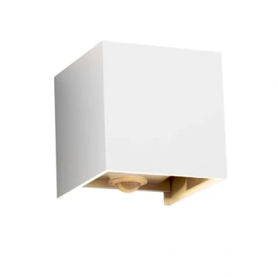 Immagine di Klighten Lampada da esterno, 12W Applique parete con sensore di movimento per luci esterni/interni fascio regolabile IP65 Impermeabile 3000K,Bianca