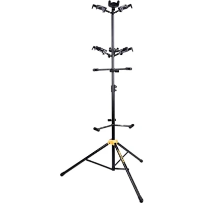 Immagine di HERCULES Stands GS526BPLUS Plus Series Universal 6 Piece Guitar AutoGrip Display Stand