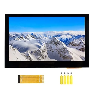 Immagine di Waveshare 4.3 pollici DSI LCD Display per Raspberry Pi 4B/3B+/3A+/3B/2B/B+/A+ 800x480 Schermo IPS Capacitivo Touchscreen Monitor MIPI Interfaccia