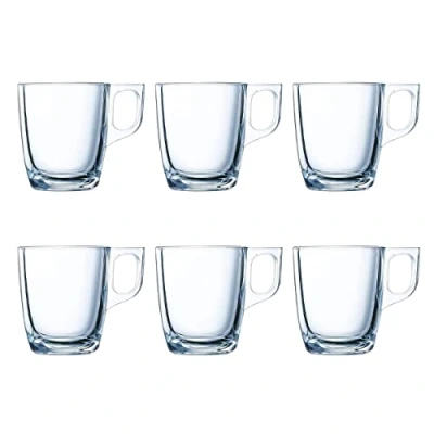 Immagine di Luminarc Set di 6 tazze da caffè espresso in vetro per microonde 9 cl, trasparente