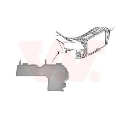 Immagine di VAN WEZEL 0326568 Supporto, Paraurti anteriore Dx AUDI: A4 B7 Avant
