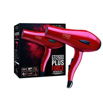 Immagine di Italian Design Electrical Items GTI 2600 Dryer Force PLUS Hair Styling Tool, Taglia: One Size, Red