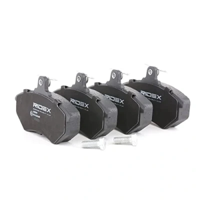 Immagine di RIDEX 402B0891 Kit pastiglie freno Assale anteriore Low Metallic Non predisposto per contatto segnalazione usura senza accessori VOLKSWAGEN: GOLF 3