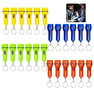 Immagine di XLKJ 24 Pezzi Mini Torcia Led，Multiuso Led Torce per Bambini Ricaricabile Utilizzato l&#039;escursionismo, il Campeggio, ecc