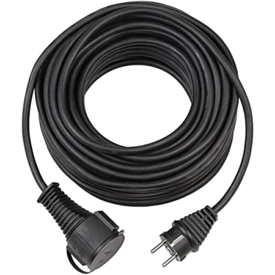 Immagine di Brennenstuhl 1169890 Alimentazione Prolunga Nero 15.00 m AT N05V3V3 F 3G 1,5 mm²
