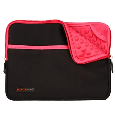 Immagine di TECHGEAR Custodia Cover protettiva manicotto in neoprene Sottile con interno antiurto bolle per il iPad 10 2022 9 2021 10.2, Air 4 / 5, 9.7&quot;, Pro 11, 10.5&quot;, 3 2, Rosa