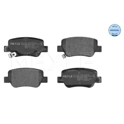 Immagine di MEYLE 025 248 8516/W Kit pastiglie freno ORIGINAL Quality Assale posteriore con segnalatore acustico usura lamierino anticigolío