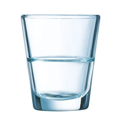 Immagine di Arcoroc Stack Up FH4,5 bicchierino da grappa 45ml, impilabile,senza contrassegno di riempimento, 12 Bicchiere