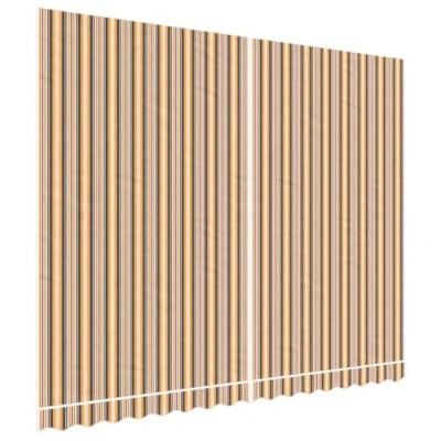 Immagine di vidaXL Tessuto di Ricambio per Tenda Strisce Multicolore 4x3 m