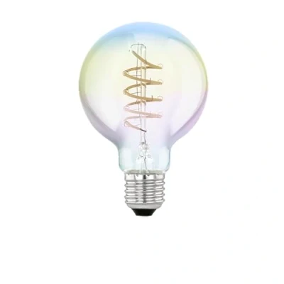 Immagine di EGLO LED E27 4W G80 2.000K filamenti iridescente dim
