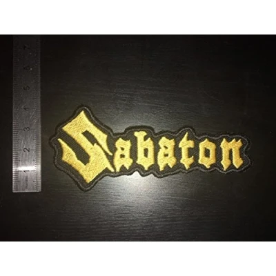 Immagine di Toppa termoadesiva Ecusson con scritta &quot;Aufnaher Sabaton???