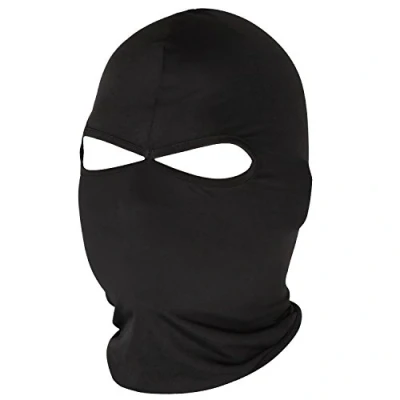 Immagine di TRIXES Passamontagna Integrale Nero Scaldacollo Sci Paintball Pesca Airsoft Accessorio Moda Halloween Materiale Morbido ed Elastico Antivento