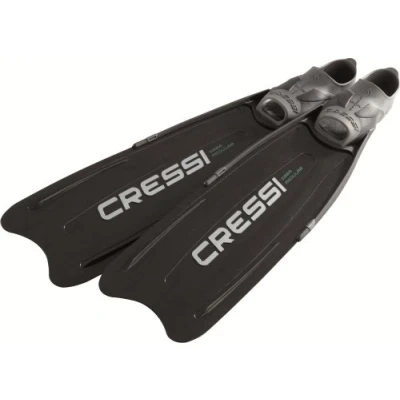 Immagine di Cressi Gara Pinne Lunghe per Apnea/Immersioni Alte Prestazioni, Nero (Modular Nero), 38/39