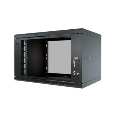 Immagine di Stalflex Armadio Rack 19 Pollici 6U 350mm STANDARD Acciaio per Impieghi Gravosi e Armadietti Apparecchiature di Rete Compatibile con Ripiano Porta in Vetro