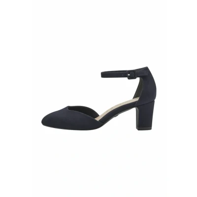 Immagine di Tamaris Donna Pumps Textil Blockabsatz Vegan, Navy, 41 EU