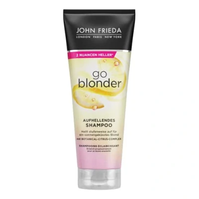 Immagine di John Frieda Pura Bionda Go Blonder aufhell endes Shampoo, confezione da (1 X 250 ML)
