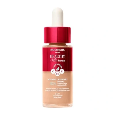 Immagine di Bourjois Healthy Mix Serum Foundation Fondotinta &amp; Siero In Una Bottiglia Luminosità Idratazione IstantaneeFormula Vegana Effetto Luminoso Idratazione, per 24 Ore#56W Light Bronze Beige, 30 ml