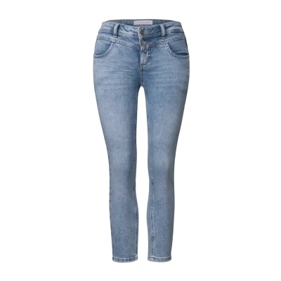 Immagine di Street One A379416 Jeans Slim Fit, Light Blue Wash, 26W x 26L Donna