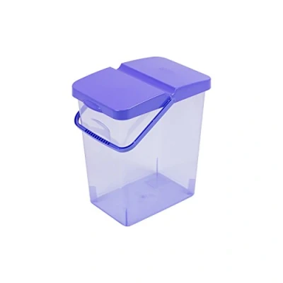 Immagine di Contenitore per detersivo capienza 10 lt, colore: trasparente/ blu