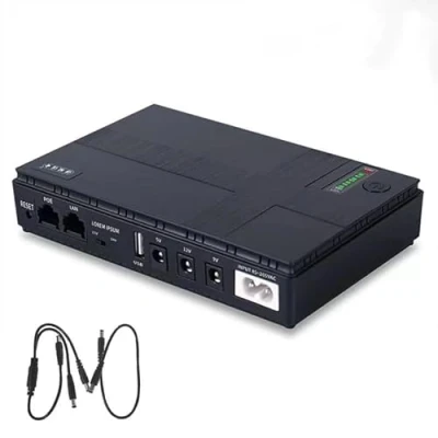 Immagine di aixi SHS Mini DC UPS Alimentazione Ininterrotta POE 15V/24V USB5V DC5V DC9V DC12V 8800mAh batteria di backup per router WiFi, modem, telecamere CCTV
