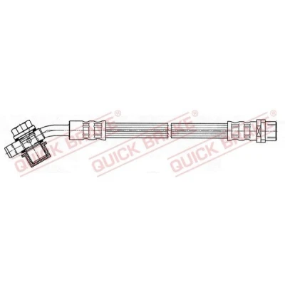 Immagine di QUICK BRAKE 50.050X Tubi Freno 215mm M10x1 con filettatura interna, esterna AUDI: A4 B5 Avant, Sedan