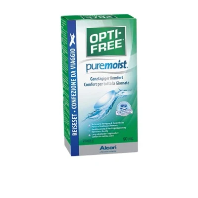 Immagine di Opti Free PureMoist Soluzione per Lenti a Contatto, Confezione da Viaggio, 90 ml