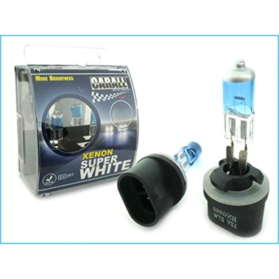 Immagine di CARALL 2 Pezzi Lampade Alogene 12V Bianche ad Effetto Xenon (880 H27 27W Attacco PG13)