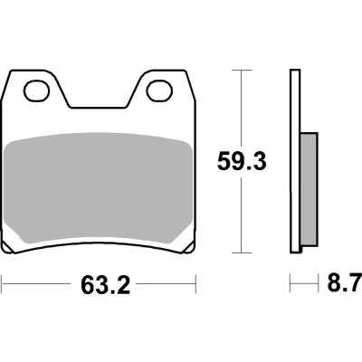 Immagine di TRW Organic Allround MCB725 Kit pastiglie freno