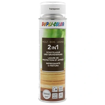 Immagine di DUPLI COLOR 391545 IMPREGN LEGNO 2IN1 Trasparente 500 ml