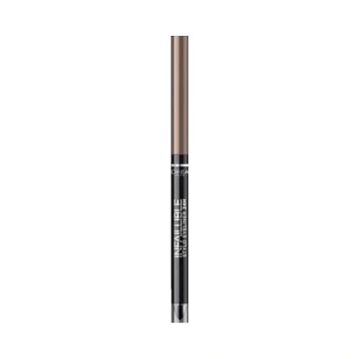 Immagine di L&#039;Oréal Paris Infaillible Eyeliner 300 Chocolate Addiction con texture particolarmente cremosa e applicatore integrato, colore intenso impermeabile, tenuta 16 ore, confezione da 1 (1 x 3