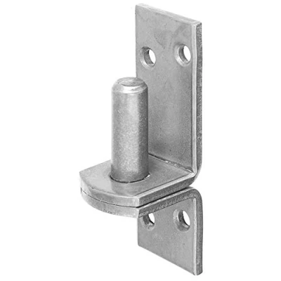 Immagine di Alberts 318222 Cardine su piastra, nelle versioni con gancio DI o DII, acciaio inox, entrata Ø16 mm, piastra 115 x 40 mm