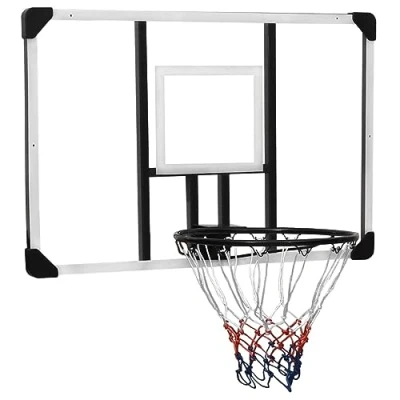 Immagine di ARKEM Canestro Basket Esterno Portatile,Pallacanestro da Camera Interno con Tabellone,Tabellone Pallacanestro Trasparente 106x69x3 cm Policarbonato