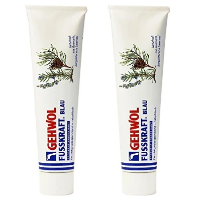 Immagine di Gehwol Fusskraft Blau Crema per piedi, pelle fragile e secca, 2 x 125 ml