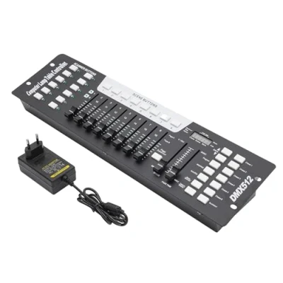 Immagine di Dmx controller luce mixer, 192 canali, console DMX512, mixer Pult Dmx, controllo per Moving Head Light Par Lights Fog Machine luci feste