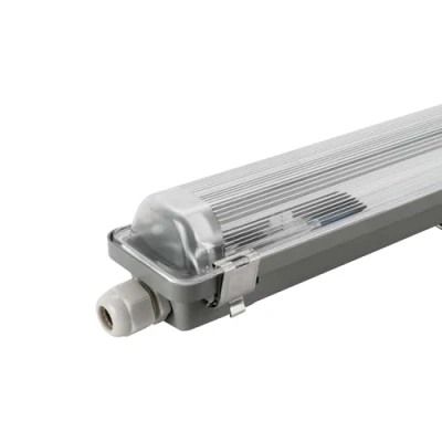 Immagine di Ledvion Lampada LED prova di umidità 60CM, clip RVS IP65, con fissaggio in acciaio inossidabile, oltre 75.000 ore, senza polvere e esplosivi