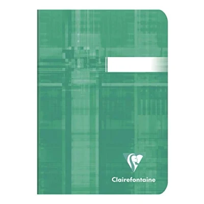 Immagine di Clairefontaine 3642C CONFEZIONE DA 10 TACCUINI A punto metallico A6 10, 5x14, 8 cm 96 pagine quadretti piccoli carta bianca 90 g copertina in laminata colori casuali