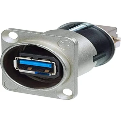 Immagine di Presa Passante USB 3.0 reversibile NAUSB3 Neutrik Contenuto: 1 pz.