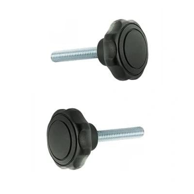 Immagine di 2x viti stella manopola testa plastica mano farfalla rapide manuale (M8x30)