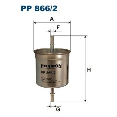 Immagine di FILTRON PP 866/2 Filtro Carburante per condotti/circuiti 8 VOLVO: V70 2, XC90 I, S60 I