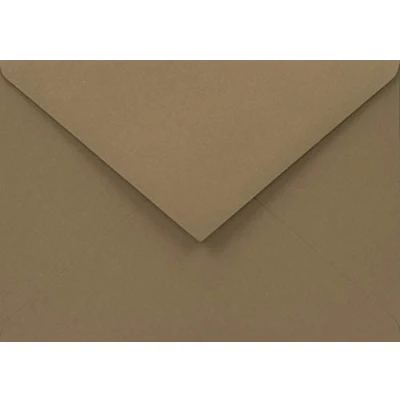 Immagine di Netuno 100x busta lettera marrone formato C6 114x 162 mm 140g Woodstock Noce da lettere elegante carta reciclata per matrimonio compleanno battesimo comunione invito partecipazione