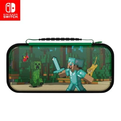 Immagine di PDP Nintendo Switch Travel Case MINECRAFT FOREST BATTLE, Minecraft, Trasparente