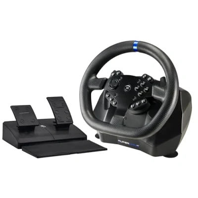 Immagine di Subsonic Volante da corsa Superdrive SV950 con pedale e palette per Xbox Serie X/S, PS4, One, PC (programmabile tutti i giochi)