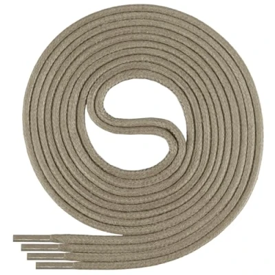 Immagine di Di Ficchiano lacci rotondi cerati verdi, per scarpe, diametro 2 4 mm, scarpe da lavoro, e in pelle, colore: verde oliva, lunghezza: 140 cm