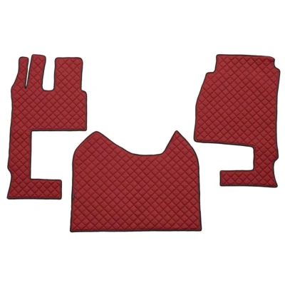 Immagine di F CORE FL04 RED Set tappetino Finta pelle anteriore 3 Rosso