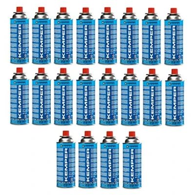 Immagine di 20 PEZZI Bomboletta cartuccia a gas da 390 ml (227 gr) Kemper 577 ideale per stufette e fornelli portatili tipo bistro