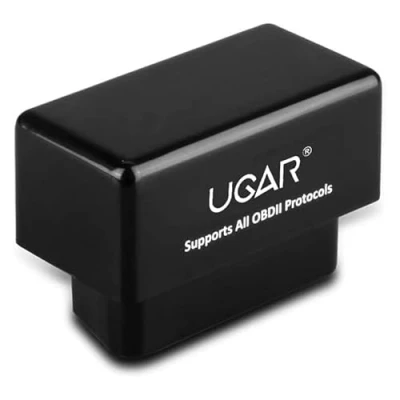 Immagine di UGAR Mini scanner Bluetooth OBD II per unità di testa Android, lettore codice luce motore controllo automatico strumento diagnostico supporta Torque Pro, Fusion, app auto