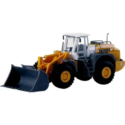 Immagine di herpa Liebherr L580 Wheel Loader 148122 001 Pale gommate Baustellen Fahrzeug, escavatori, modellini di Camion, Oggetti da Collezione, plastica Scala 1:87, Multicolore,