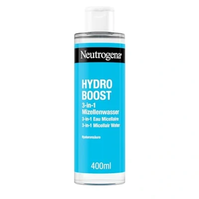 Immagine di Neutrogena Acqua micellare Hydro Boost, pulizia efficace e delicata del viso, 3 confezioni da 400 ml