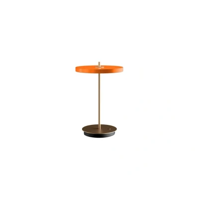 Immagine di UMAGE Lampada LED da tavolo Asteria Move, arancione/ottone 31 cm