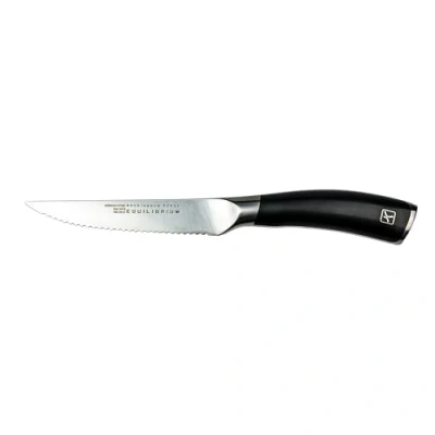 Immagine di Rockingham Forge Coltello da bistecca Equilibrium 4,5&quot; acciaio al cromo, vanadio e molibdeno, temperato a freddo, manico curvo in POM, 11,5 cm